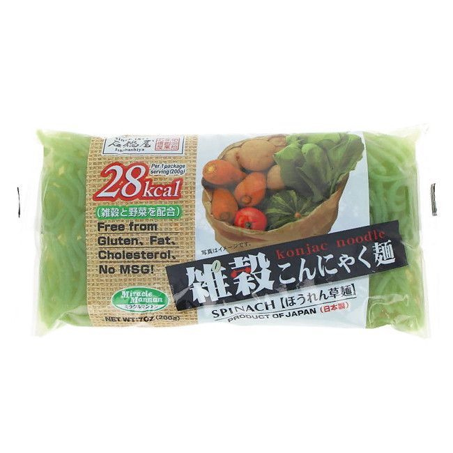 Лапша Ширатаки со шпинатом, 200 гр, Япония #1