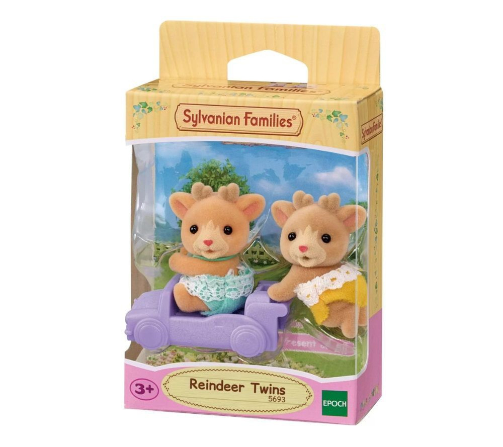 Фигурки Sylvanian Families 5693 Олени-близнецы - купить с доставкой по  выгодным ценам в интернет-магазине OZON (904729659)