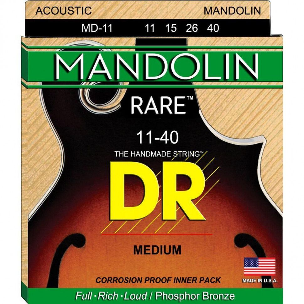 Струны для мандолины DR String MD-11 - RARE #1