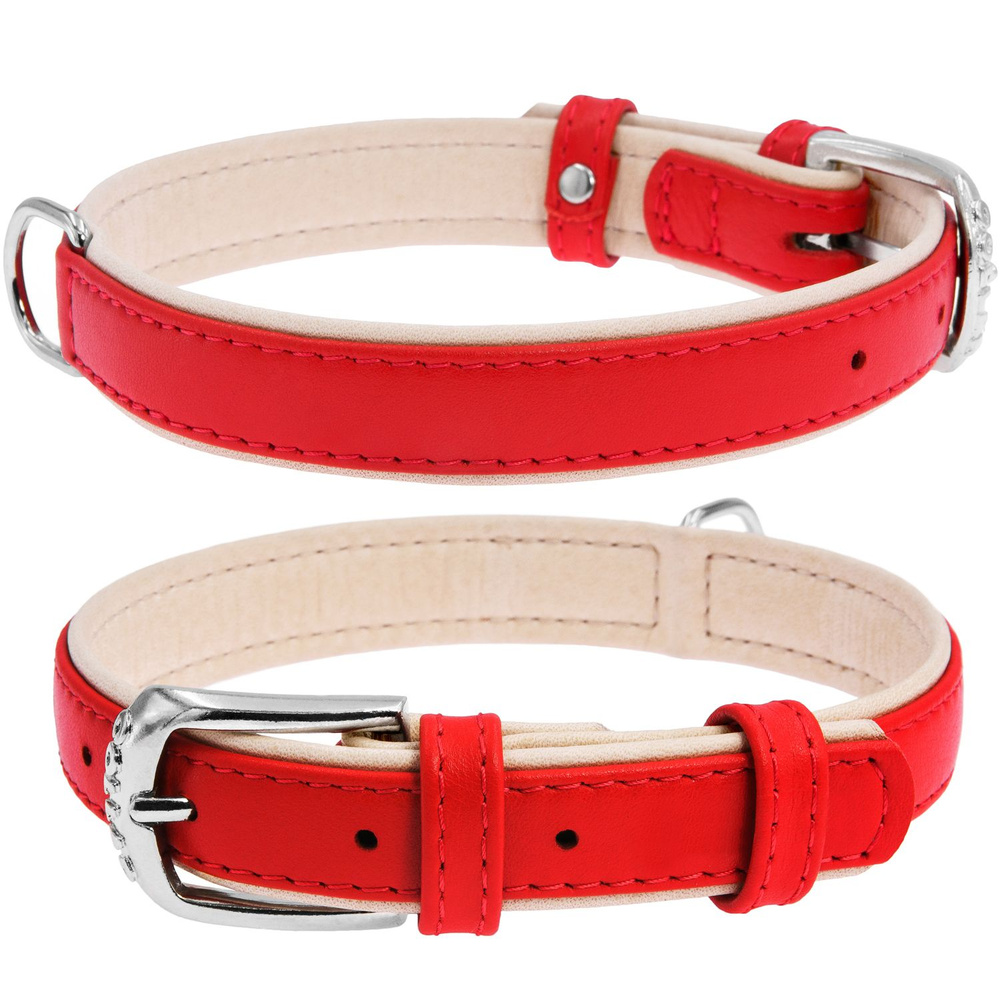 Кожаный ошейник для собак CoLLaR Brilliance, ширина 35 мм, обхват шеи ...