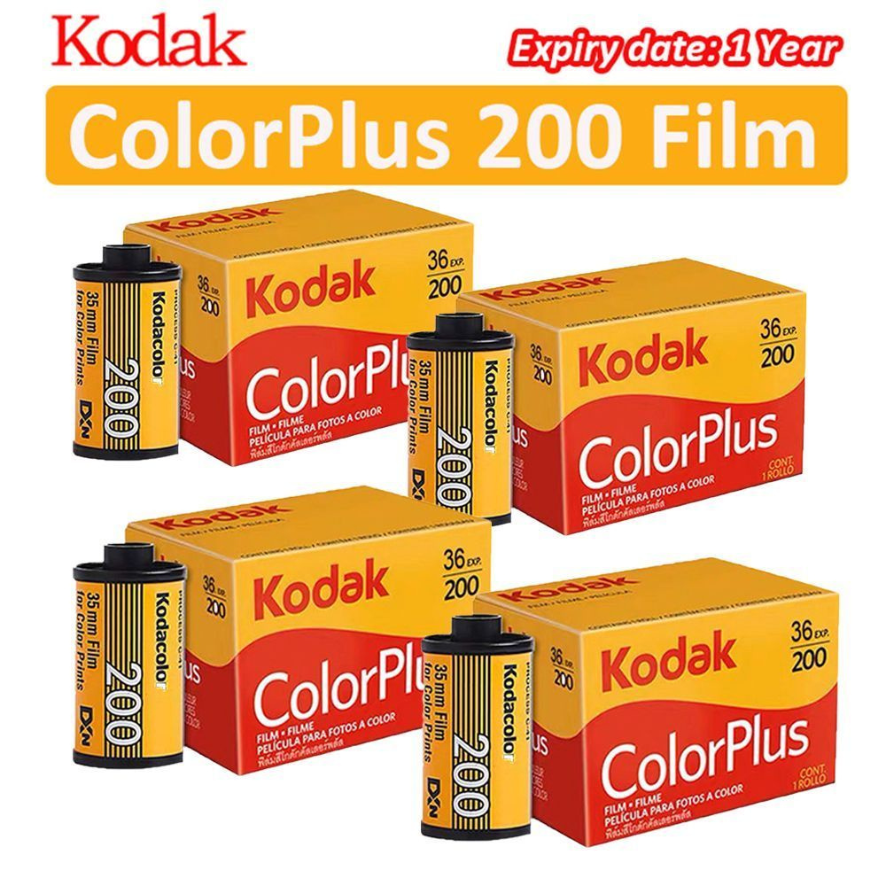 Фотопленка Kodak Color Plus 200 35mm 36 кадров (135/36) , 4 том ...