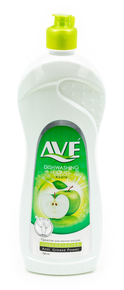 Средство для мытья посуды AVE / Авэ Dishwashing Liquid Apple гель ...