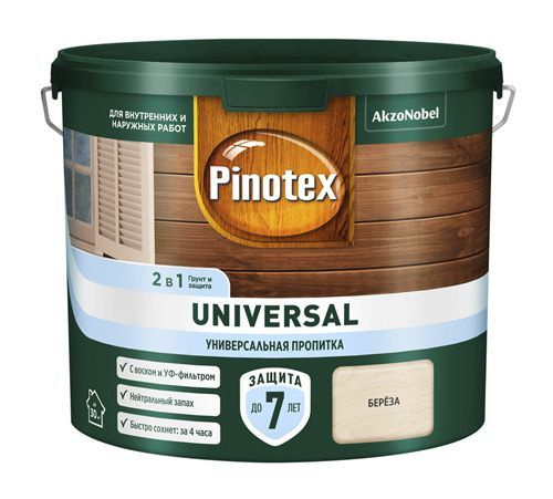 Универсальная пропитка для дерева 2 в 1 PINOTEX Universal Береза 2,5 л  #1