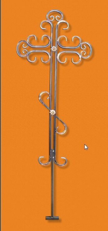 Крест ритуальный на могилу К-10 62х165х2 см купить по выгодной цене в ...