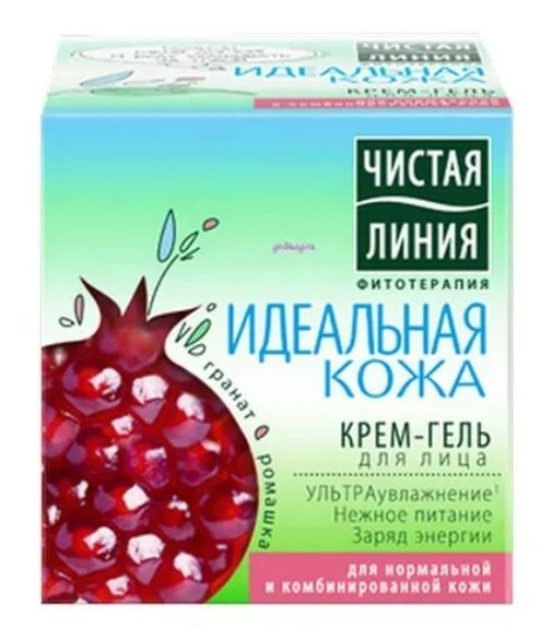 Чистая Линия Крем-гель для лица Идеальная кожа, для всех типов кожи, 45 мл/  #1