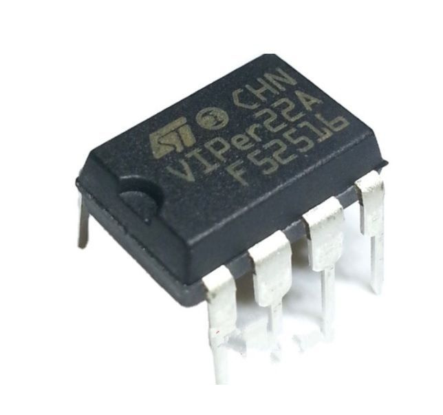 VIPer22A микросхема ШИМ контроллер (PWM) DIP8 - купить с доставкой по ...