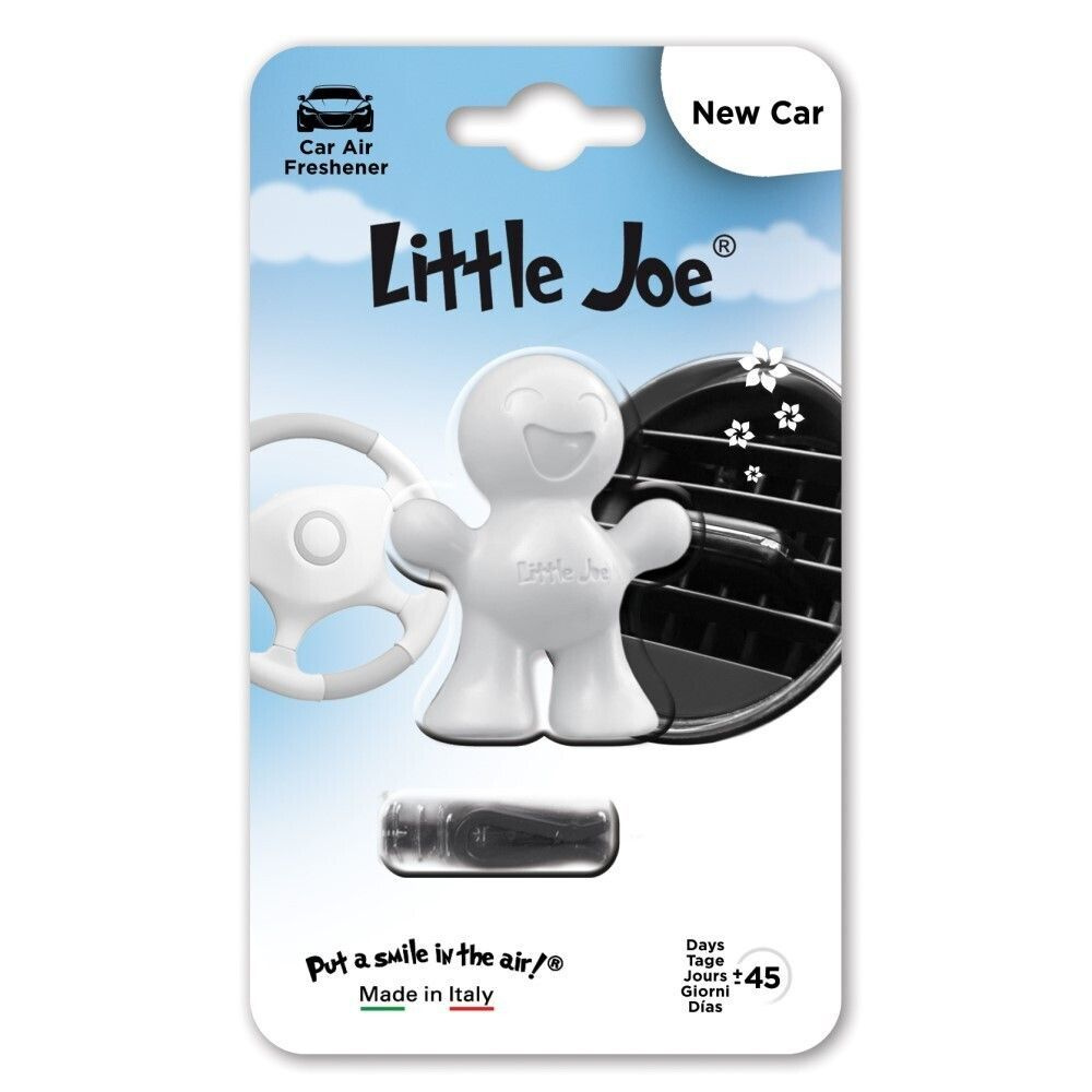 Ароматизатор в дефлектор улыбающийся человечек Little Joe Classic New Car,  Новая машина