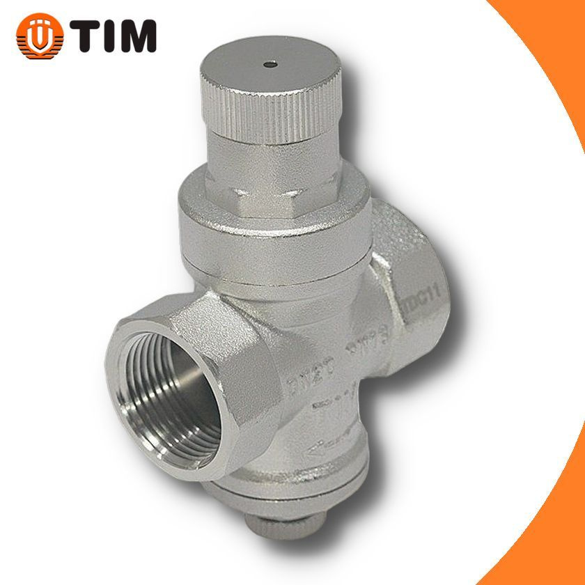 Редуктор давления 3/4" TIM, 1-4 bar с выходом под манометр - купить в ...
