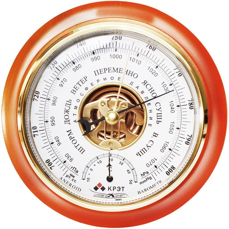 Барометр БТК-СН-17 с термометром (17 см, "Утёс") купить на OZON по ...