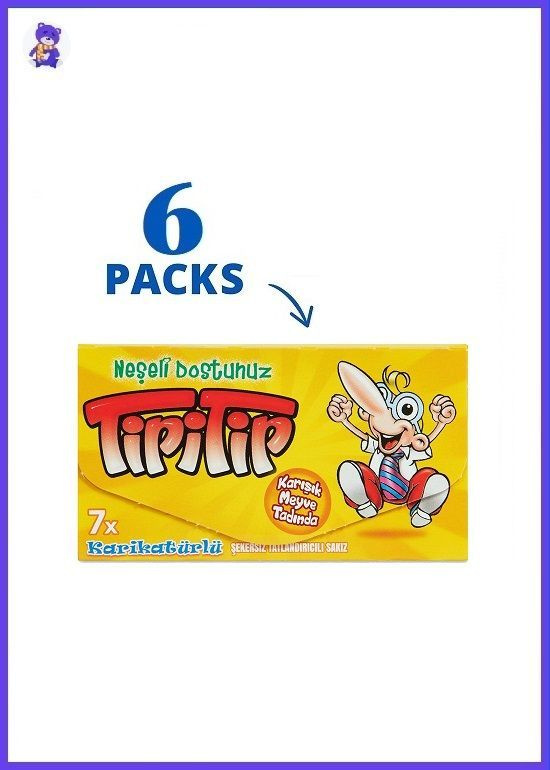 Жевательная резинка ТипиТип Ретро со вкусом Тропических фруктов ...