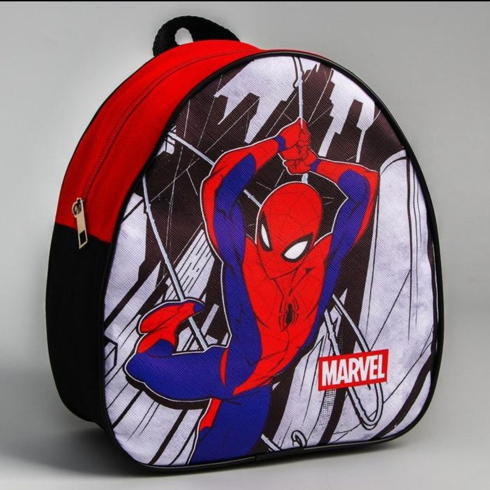 Рюкзак детский MARVEL Человек-паук (Spider-Man), для мальчика, размер  23*20,5*10 см