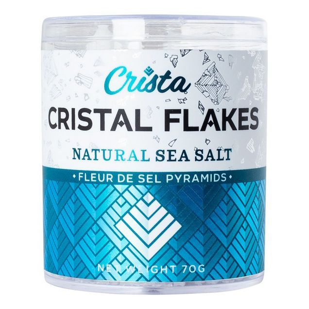 Соль морская Crista Fleur de Sel Flakes натуральная белая крупного помола 70 г  #1