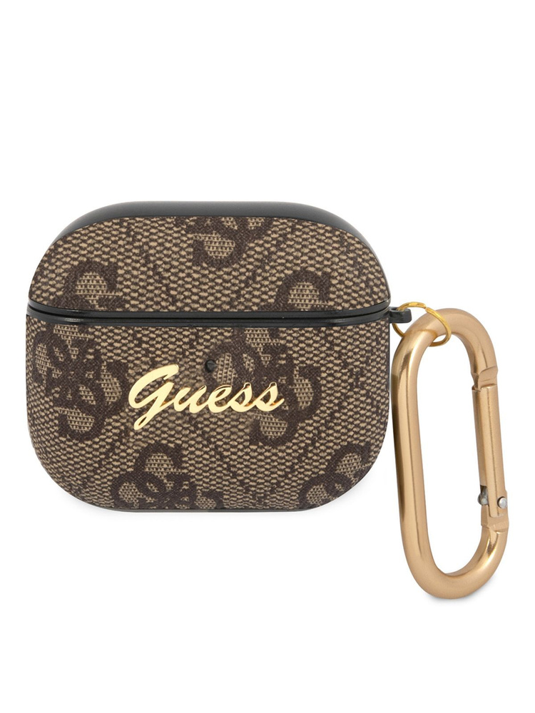 Чехол Guess PU Leather для наушников Apple Airpods 3 / Аирподс 3 из ...