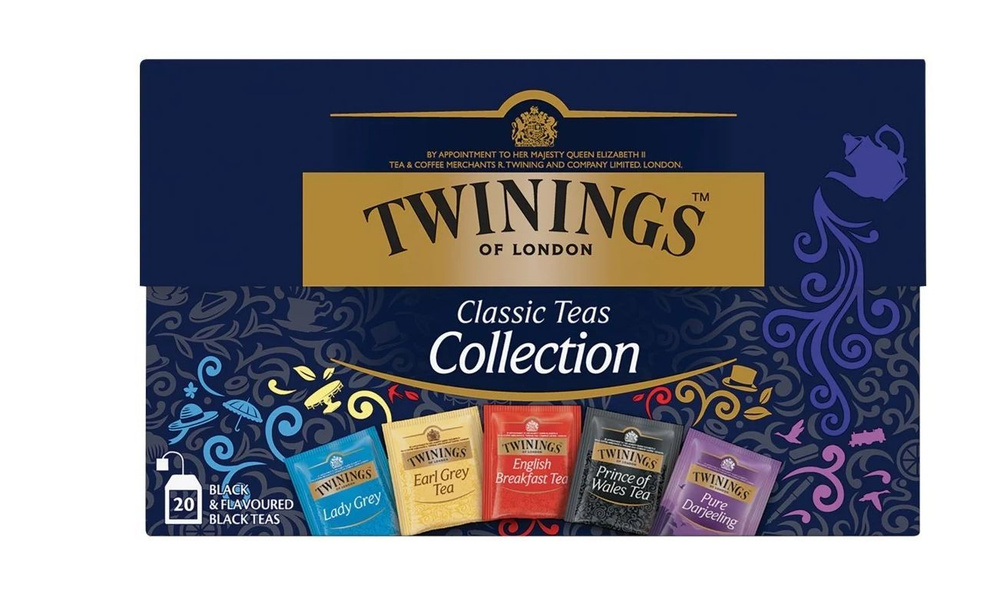 Чай черный Twinings Classic Collection ассорти в пакетиках, 20 пак. #1