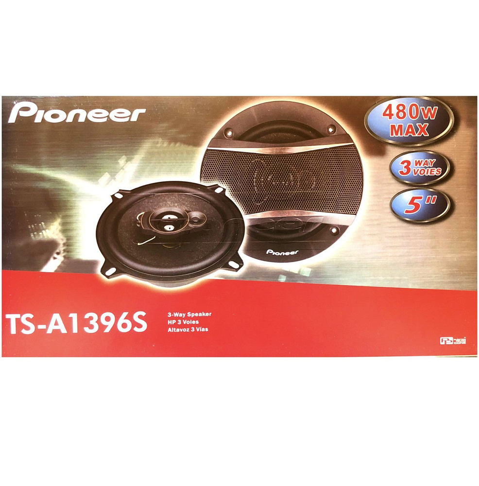 Автомобильные колонки Pioneer TS-A1396S 13см трехполосная коаксиальная