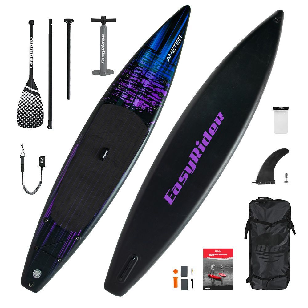 PRO SUP-доска рейсинговая для сапбординга EASYRIDER Ametist 12.6*30 supboard/гоночный сапборд 2 слоя #1