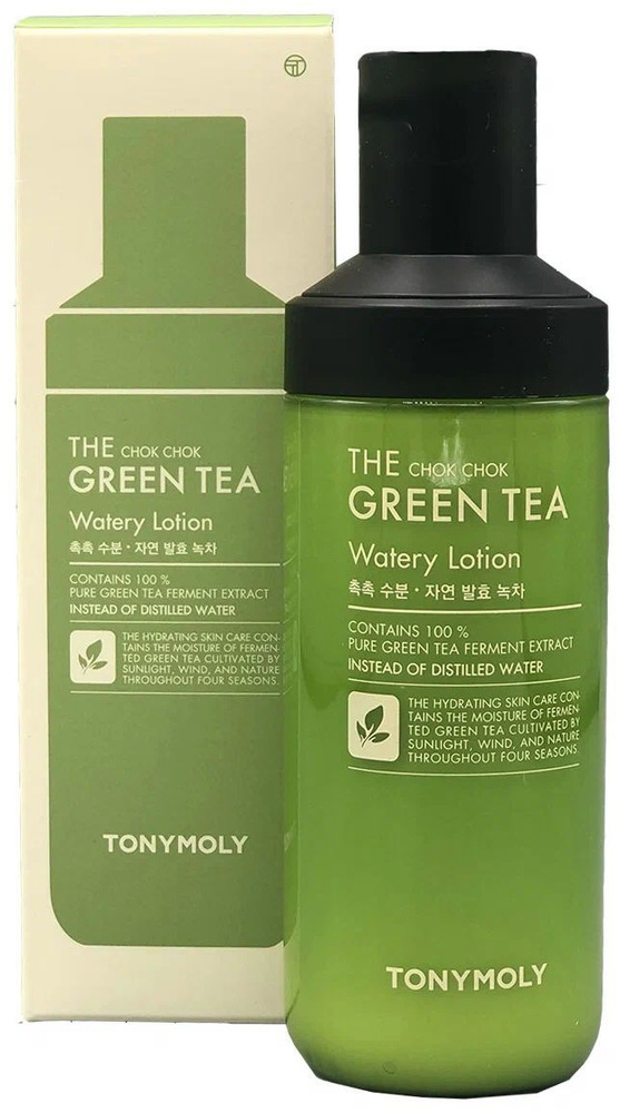 Тоник для лица TONYMOLY увлажняющий, освежающий, смягчающий, с экстрактом зеленого чая 180 мл  #1