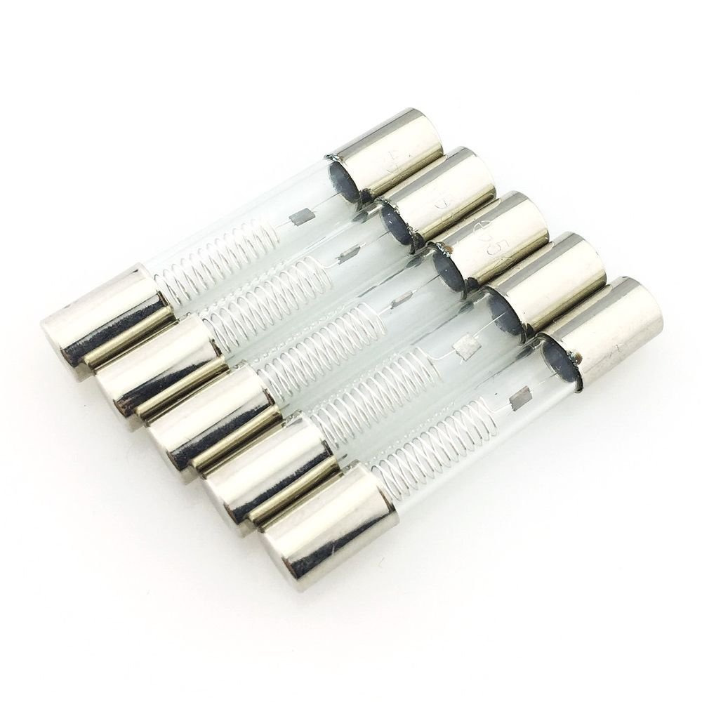 5 шт. Стеклянный предохранитель 5кВ 0.5А 500mA (6x40MM) для СВЧ ...