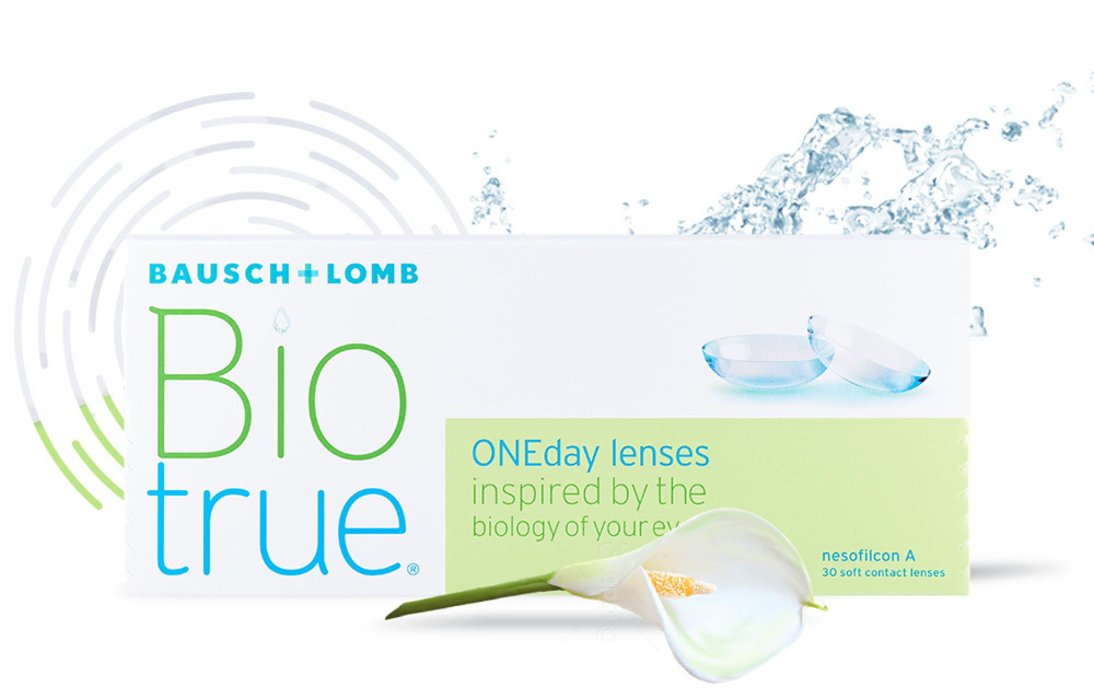 Контактные линзы Bausch & Lomb Biotrue ONE day 30 линз -6.50 R 8.6, однодневные  #1