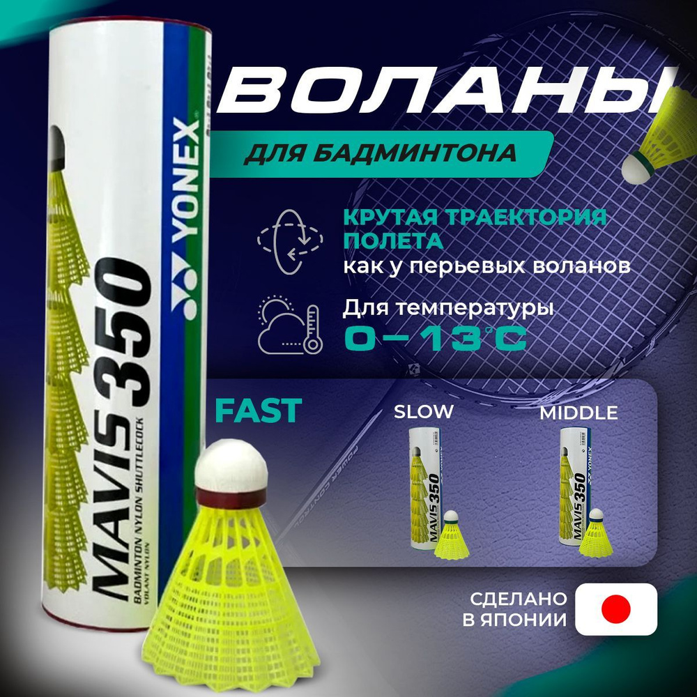 YONEX Волан 6 шт #1