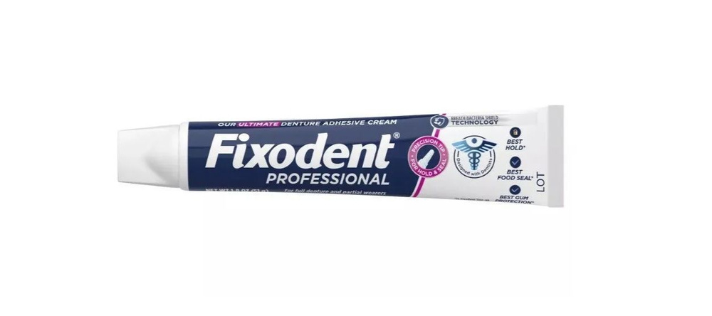 Fixodent Professional Клей для фиксации съемных зубных протезов, 10г ...