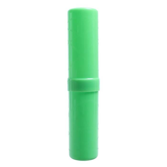 Пенал-тубус Calligrata, 1 отделение, пластиковый, зеленый, 40х195мм, 3 шт  #1