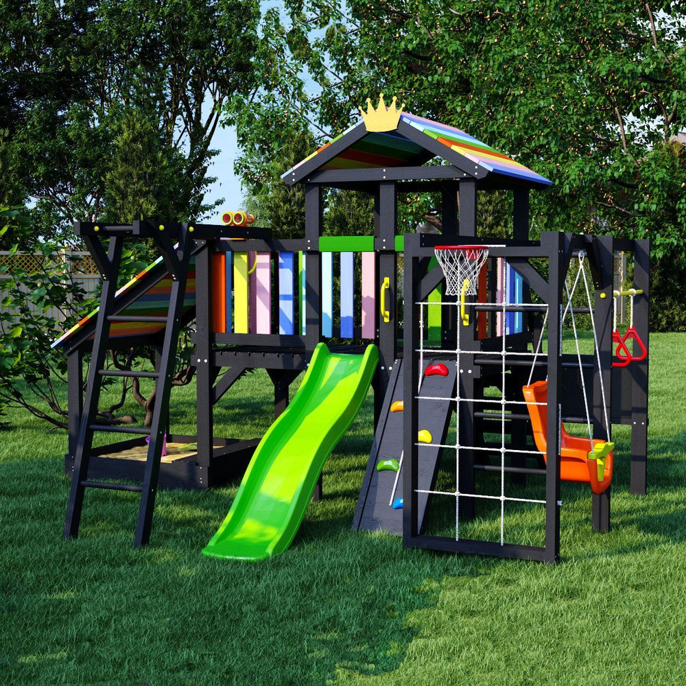 Детская площадка Савушка 10 (BLACK) - купить по выгодной цене в ...