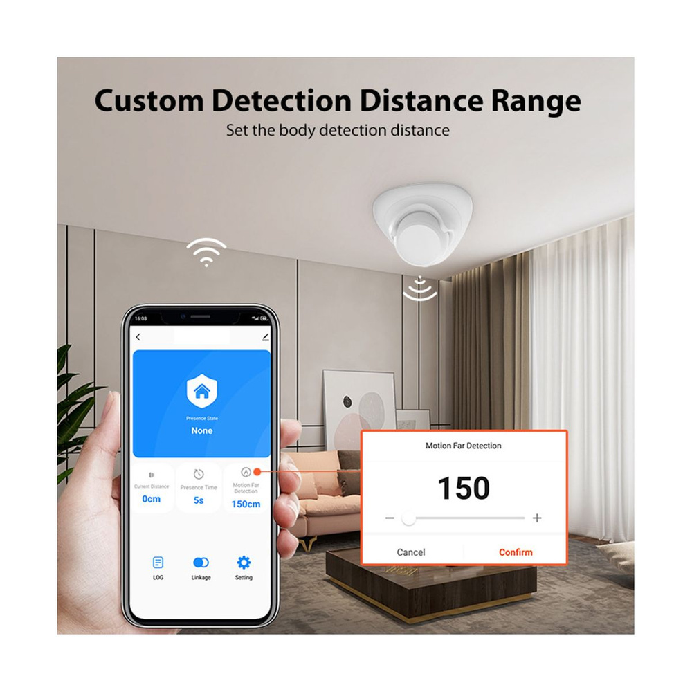 Tuya Zigbee WiFi Smart Датчик человеческого тела 24 ГГц Радар-детектор -  купить с доставкой по выгодным ценам в интернет-магазине OZON (1370058314)