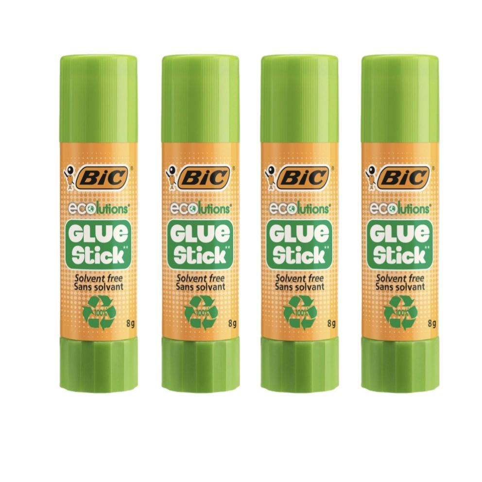 Клей-карандаш BIC Glue Stick, 8 г х 4 шт #1