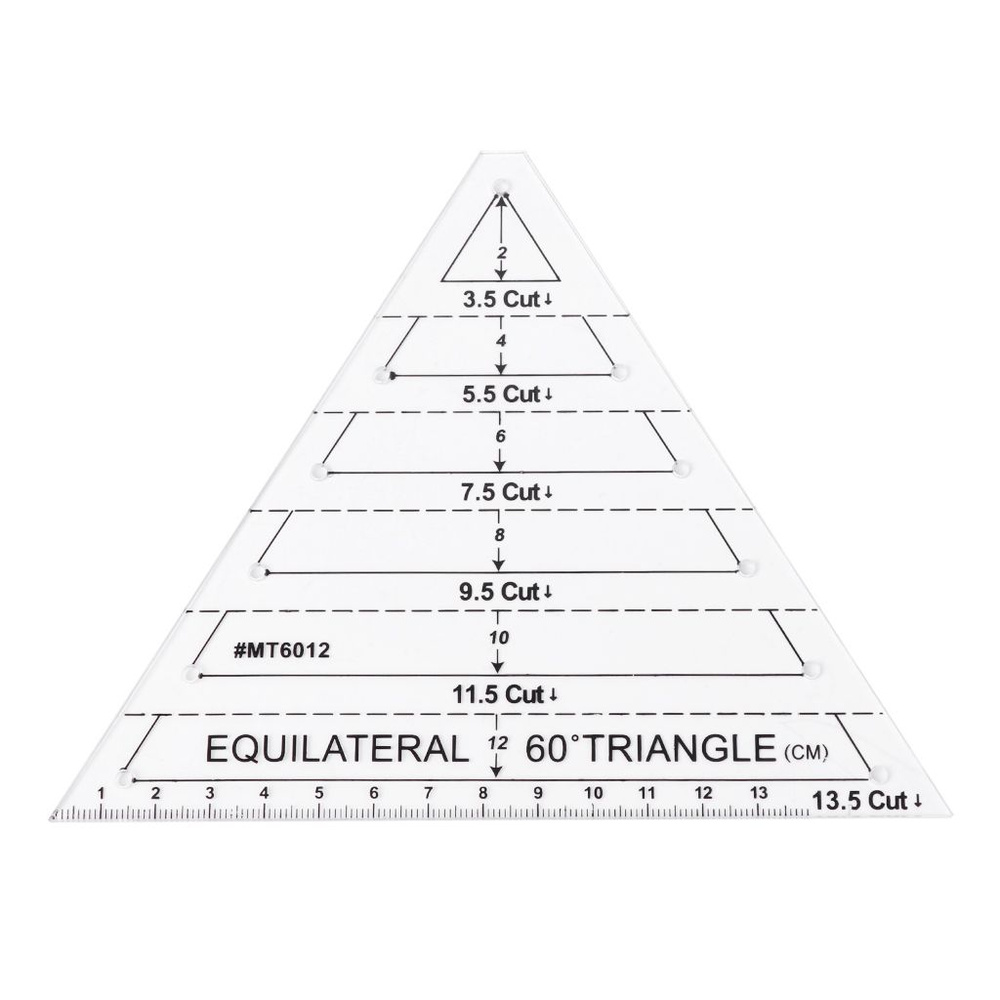 треугольная линейка на 60 градусов #1