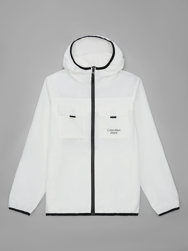 Calvin klein 2024 white windbreaker