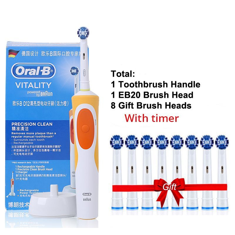 Oral-B Электрическая зубная щетка Oral B Vitality, оранжевый #1