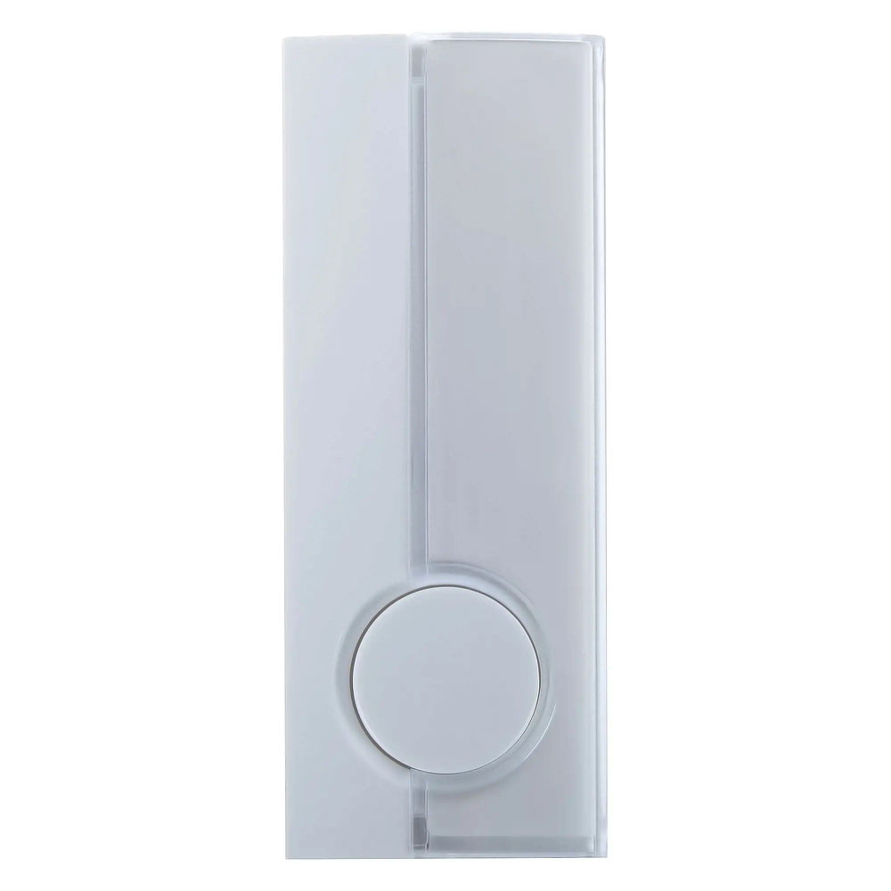 Кнопка для дверного звонка проводная Zamel PDJ-213/P с подсветкой цвет белый  #1