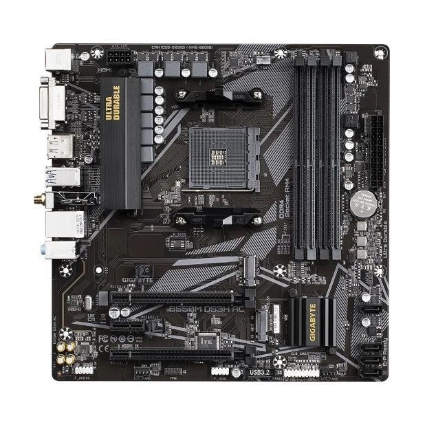 Материнская плата Gigabyte B550M DS3H AC купить по низкой цене с ...