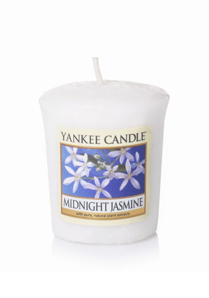 Yankee Candle Свеча ароматическая "Ночной жасмин", 6 см х 6 см, 1 шт  #1