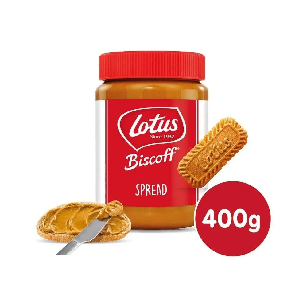 Lotus Biscoff Паста бисквитная карамелизированная, 400 гр #1