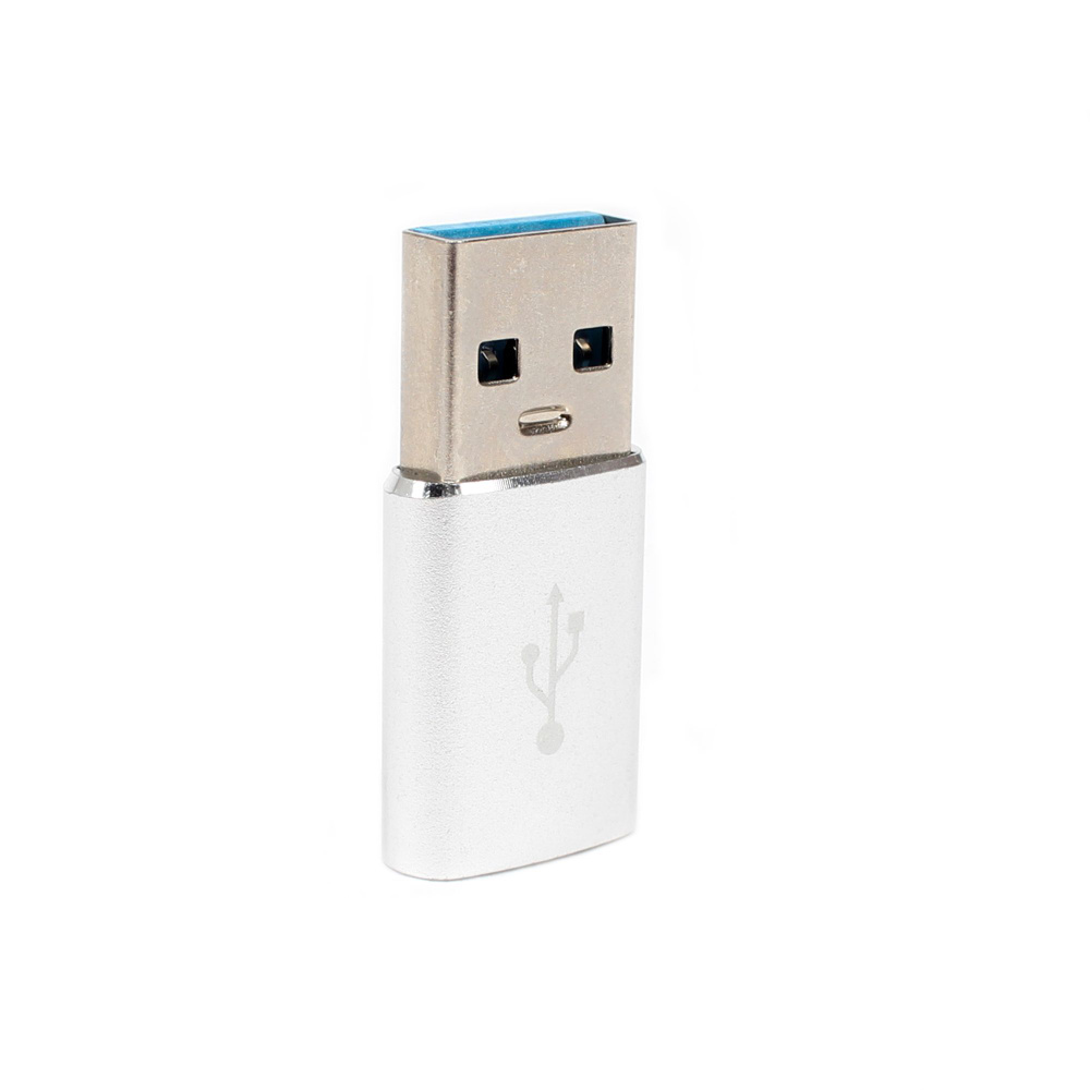 Переходник Jamme с USB 3.0 (папа/выход) на Type-C (мама/вход), Адаптер OTG  Type-C для мобильных устройств, планшетов, смартфонов и компьютеров,  серебристый - купить с доставкой по выгодным ценам в интернет-магазине OZON  (1131077461)