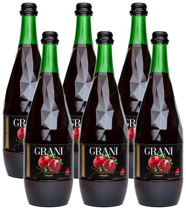 Лимонад "GRANI" ГРАНАТ 0.75 л. х 6 шт. на натуральных экстрактах купить ...