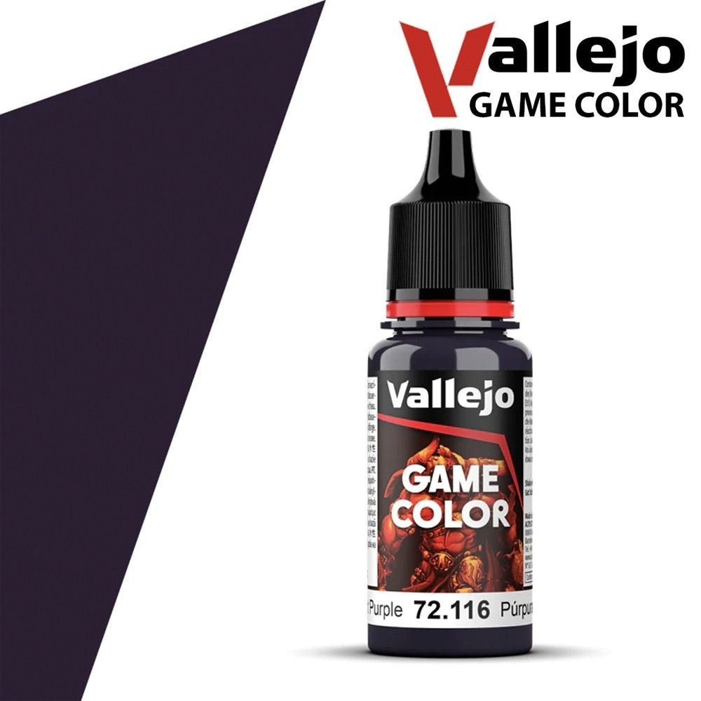 Краска для сборных моделей Vallejo, серия Game Color, цвет 72.116 (Midnight  Purple), 18мл - купить с доставкой по выгодным ценам в интернет-магазине  OZON (894166440)