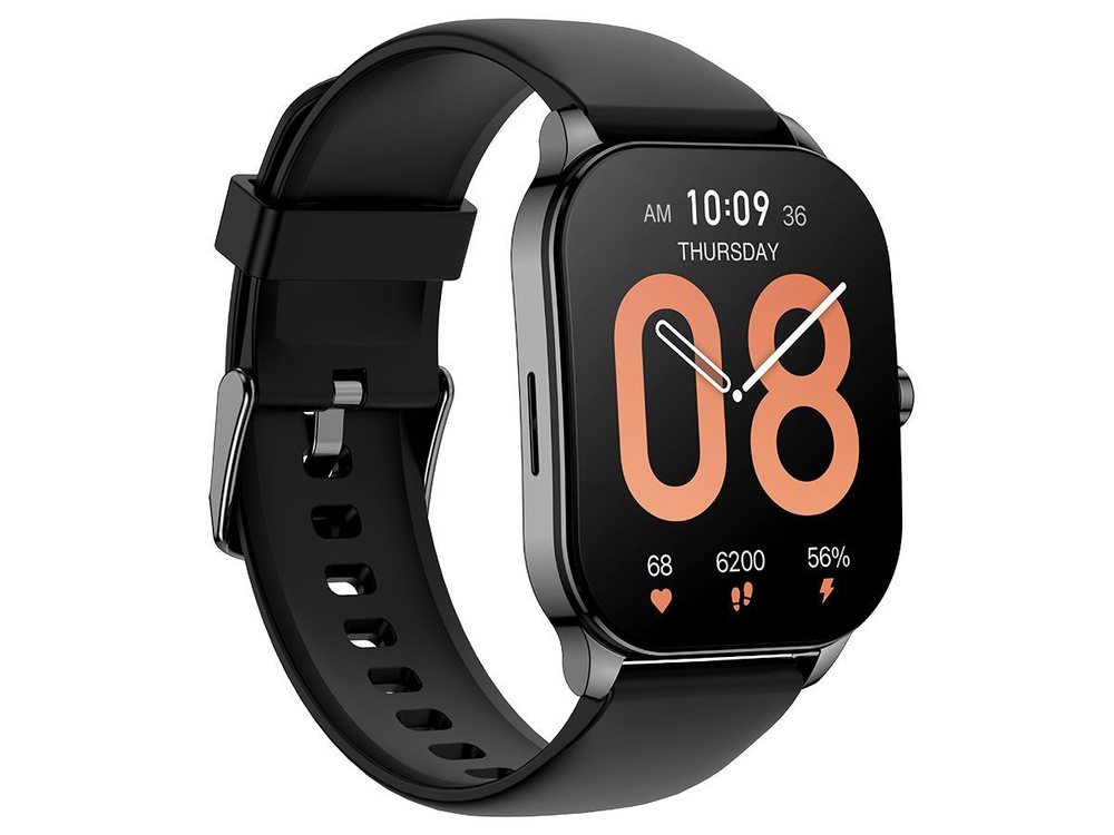 Amazfit Умные часы Смарт-часы Amazfit Pop 3S A2318 Black 6972596107088, 50mm, Black  #1