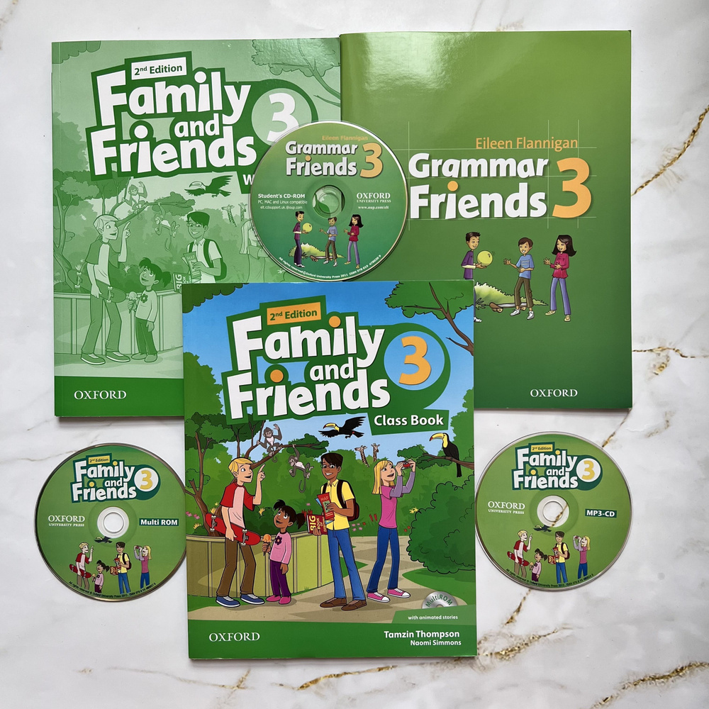 Family and Friends 3 Class Book. Английский язык. Семья и друзья 3. (+ 1 CD). Thompson T.
