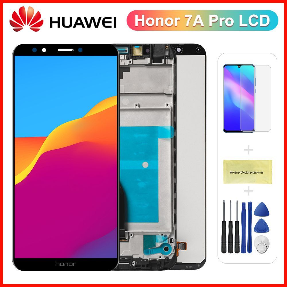 дисплей в сборе с тачскрином для Huawei Honor 7A Pro, Honor 7C, Белая рамка  AUM-L29 (lcd)