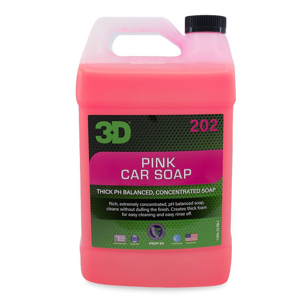 3D Концентрированный шампунь Pink Car Soap 1,89л 202OZ64 #1