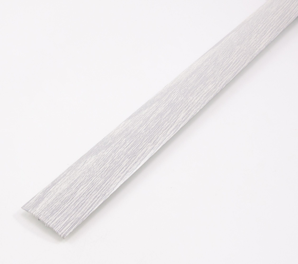 Порог алюминиевый прямой Дуб серый 40мм х 1,8м (скр. дюбель-гвоздь)  #1