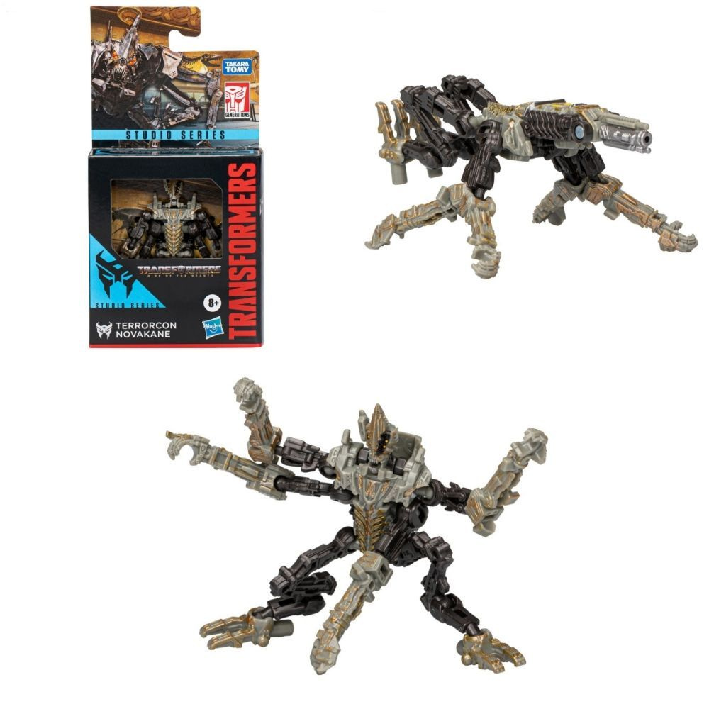 Трансформеры Hasbro Игрушка Studio Series Core Transformers: Rise of the  Beasts Terrorcon Novakane 3,5 дюйма (8,9 см) F7493 - купить с доставкой по  выгодным ценам в интернет-магазине OZON (1566364787)