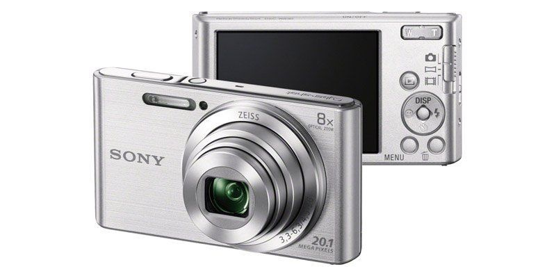 Компактный фотоаппарат DSCW830B.RU3, серебристый - купить по выгодным ...