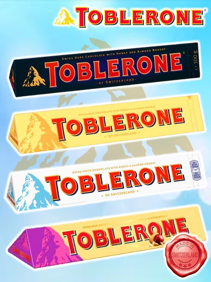 Шоколад Тоблерон 4 шт*100 гр (Швейцария) /Toblerone 4*100 g #1