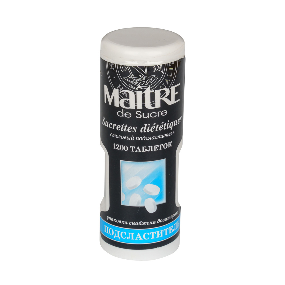 Подсластитель Maitre de sucre 1200 таблеток 72 г, заменитель сахара Мэтр  #1
