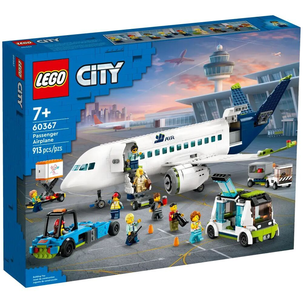 Конструктор LEGO City Пассажирский самолет 60367