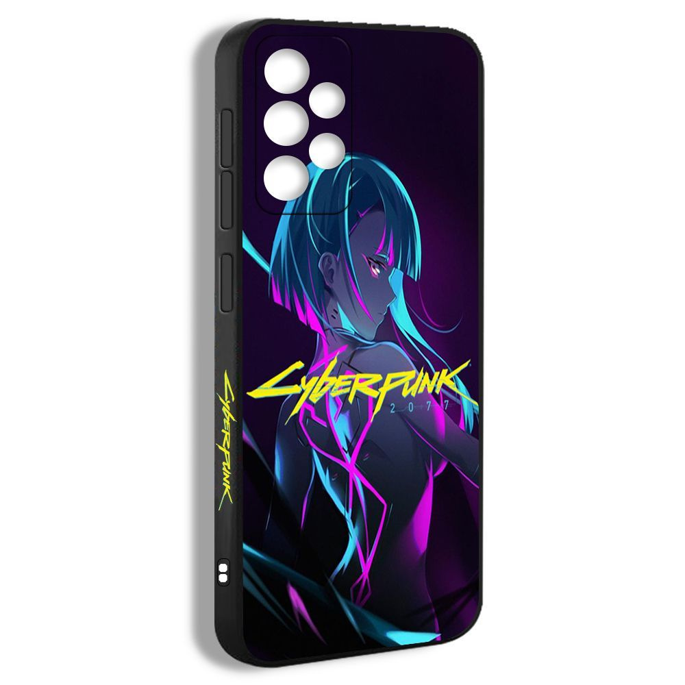 Чехол на Samsung Galaxy A73 5G cyberpunk игра Киберпанк 2077 надпись  логотип концепт арт WBH04 - купить с доставкой по выгодным ценам в  интернет-магазине OZON (1251281730)